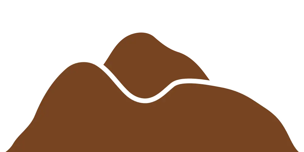 Simple Brown Hill Illustration