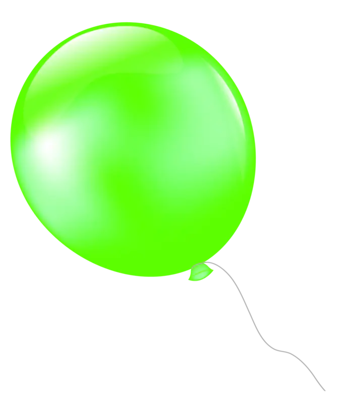 Green Balloon Decoration for Celebrations