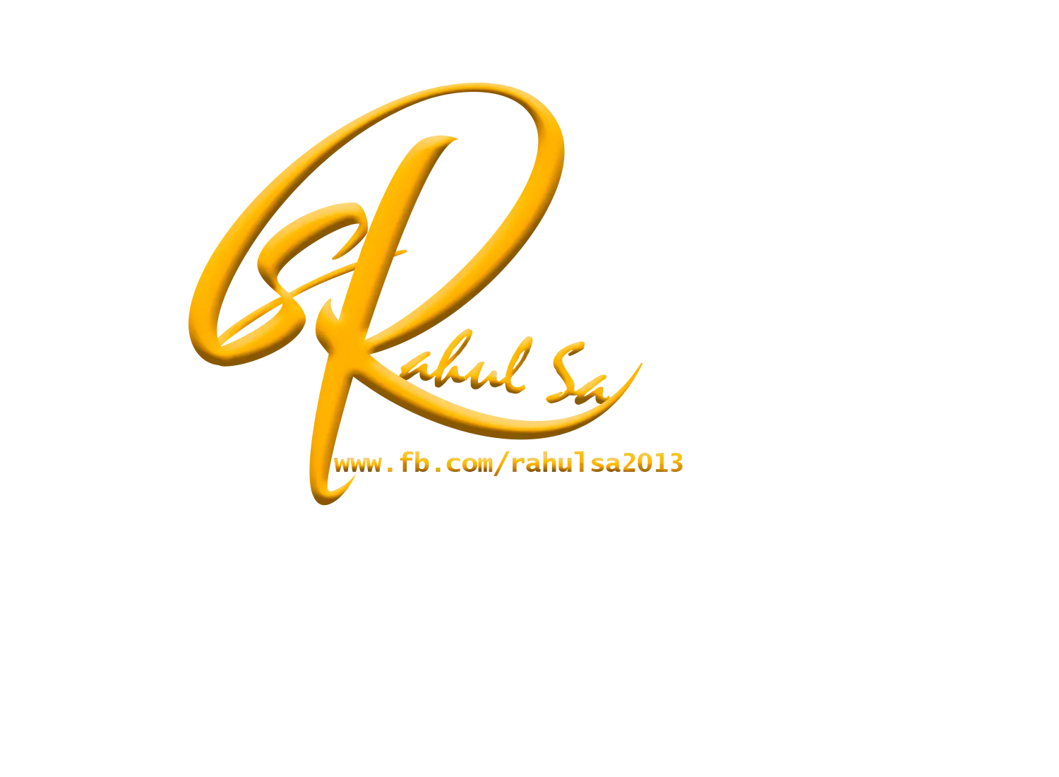 Rahul Sa Personal Brand Logo