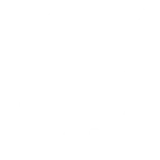White Abstract Beast Face Logo Design