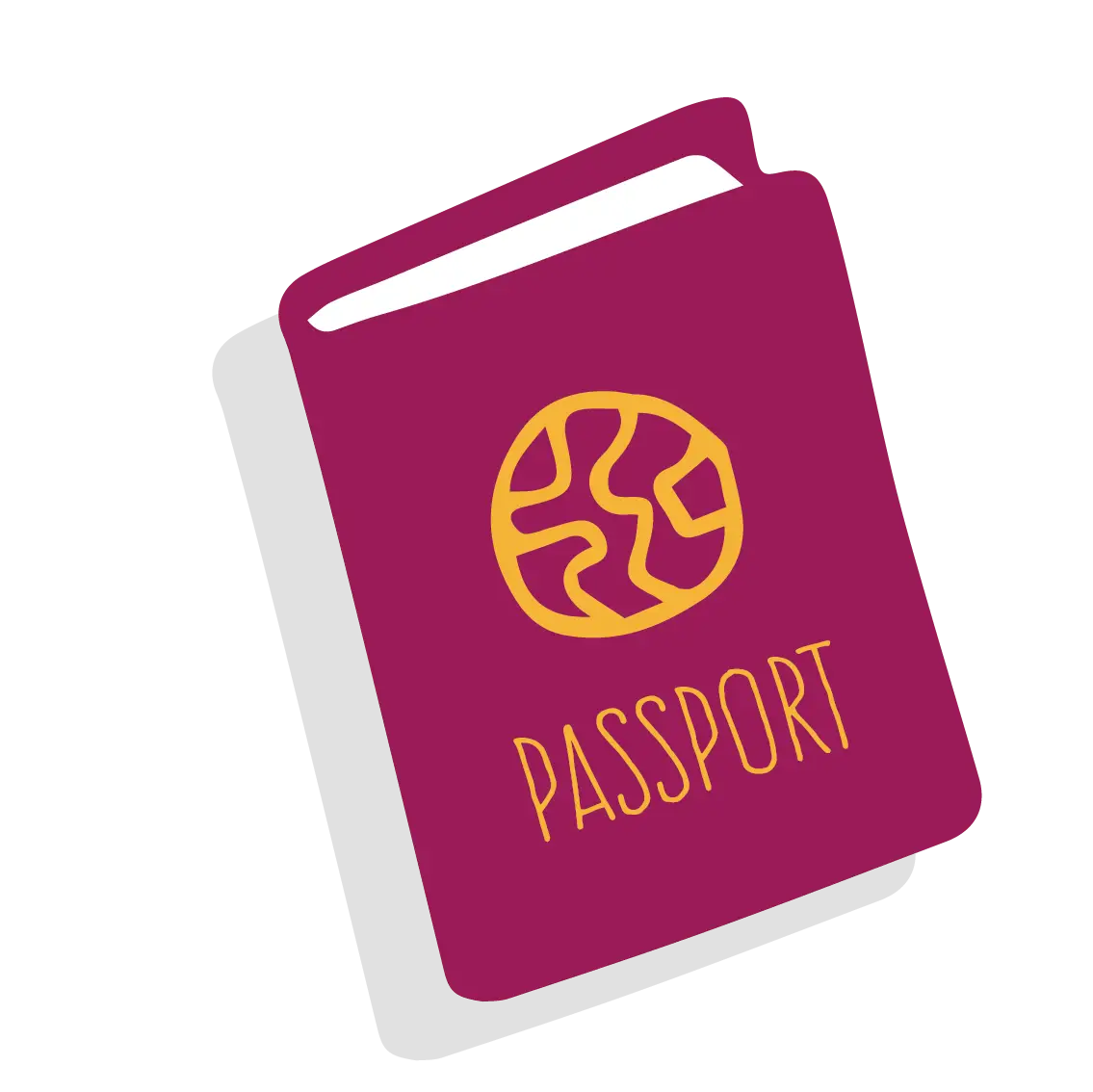 Purple Passport Animation for Travel