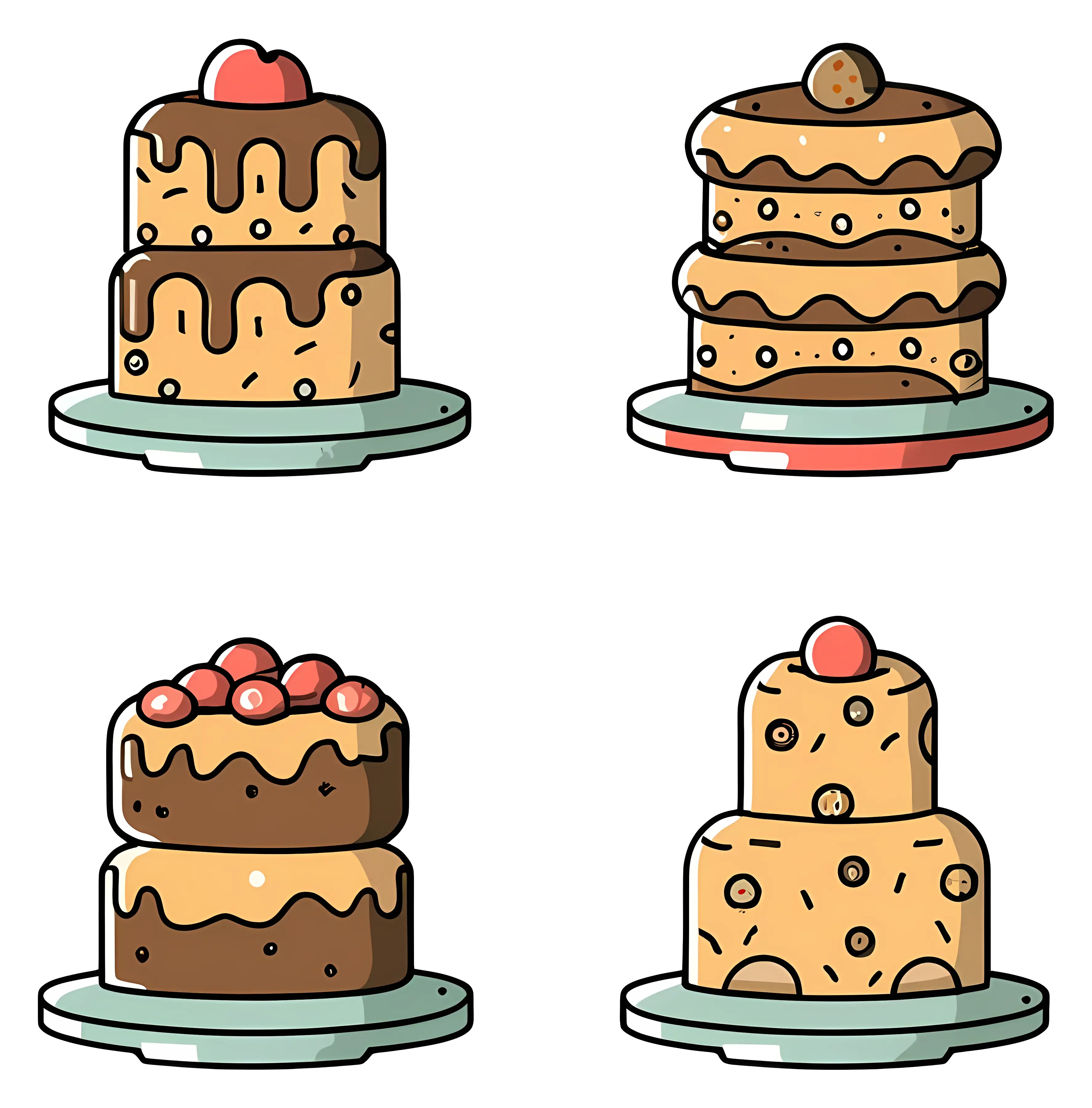 Delicious Cartoon Cakes