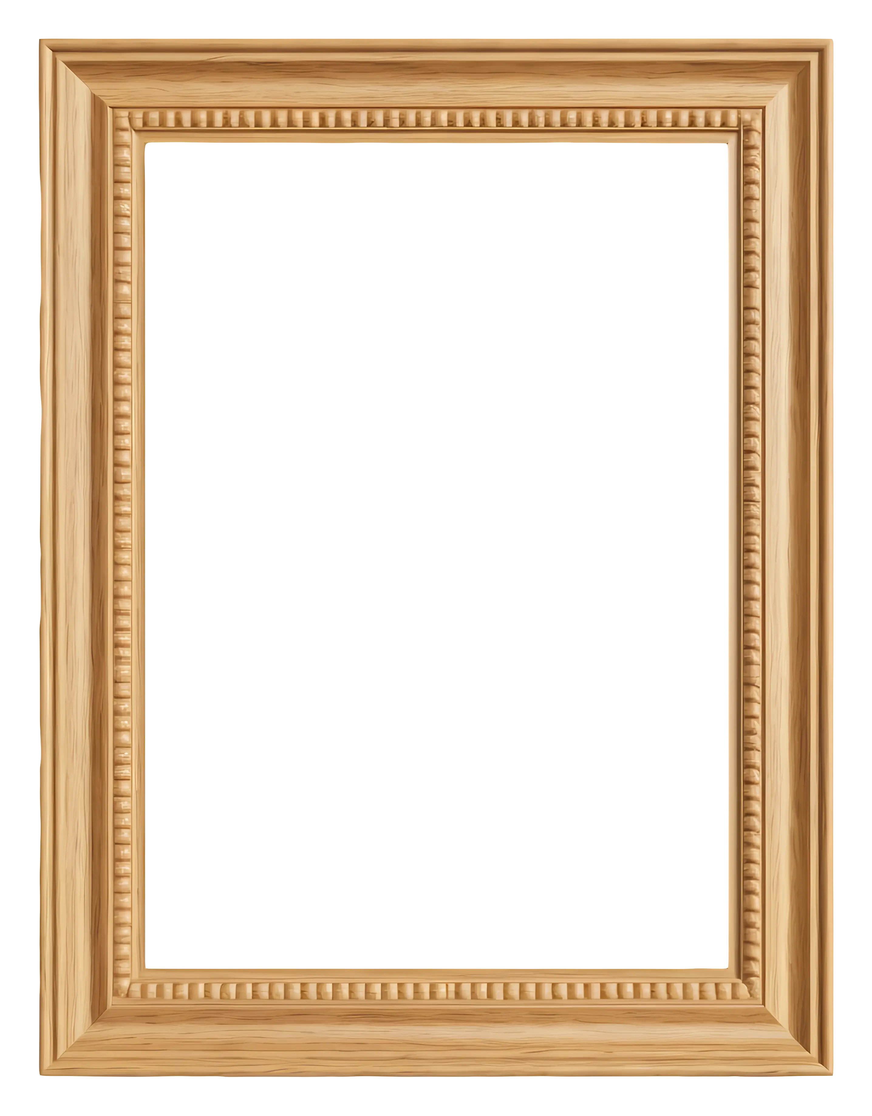 Empty Wooden Frame for Display