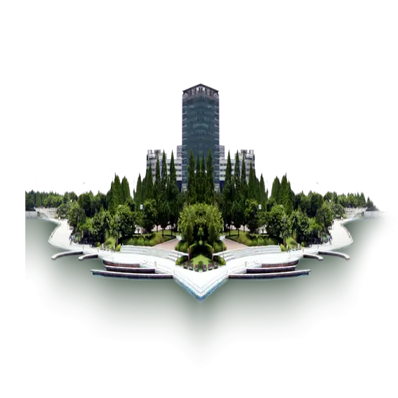Modern Cityscape with Trees