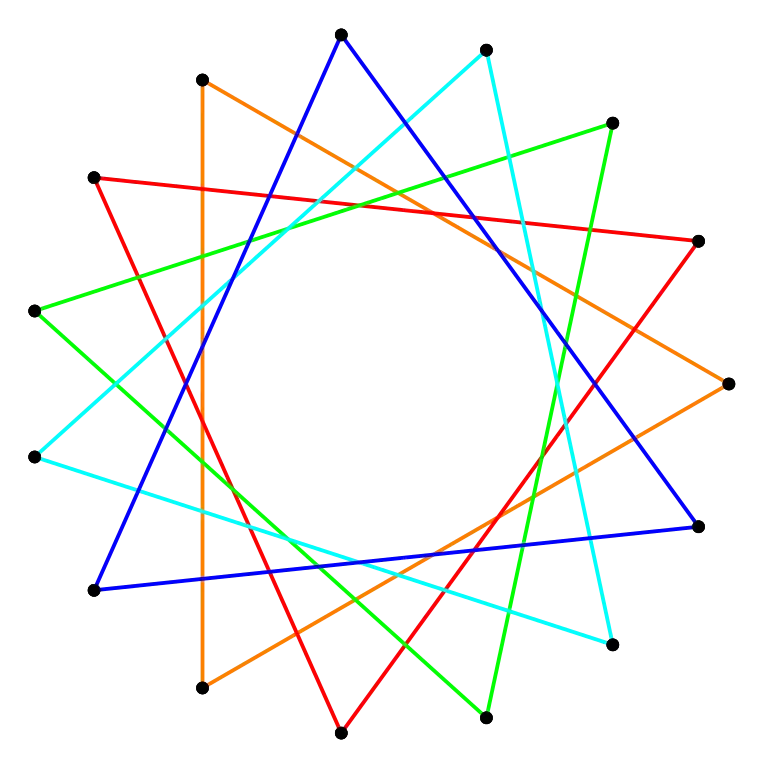 Geometric Colorful Star Design