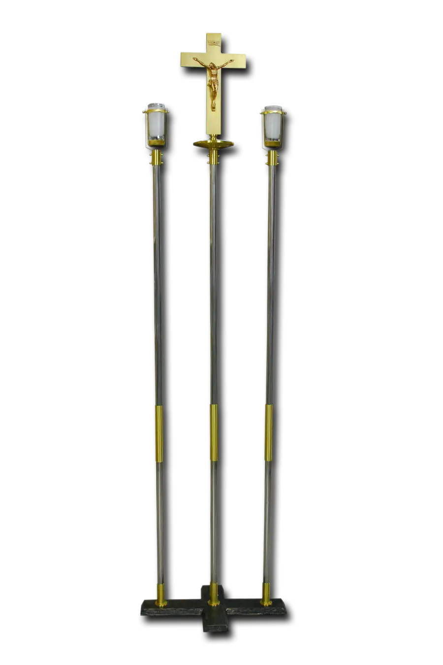Processional Cross with Candles