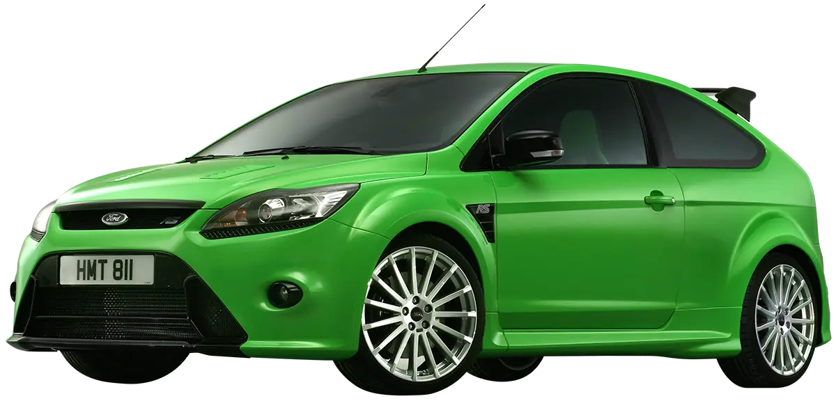 Sleek Green Sports Car