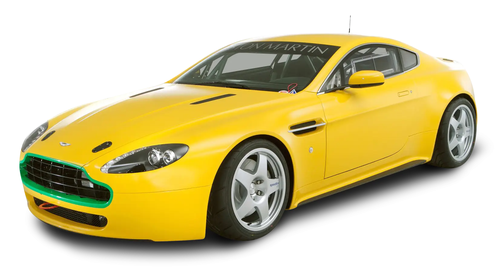 Yellow Luxury Sports Car with Sleek Design
