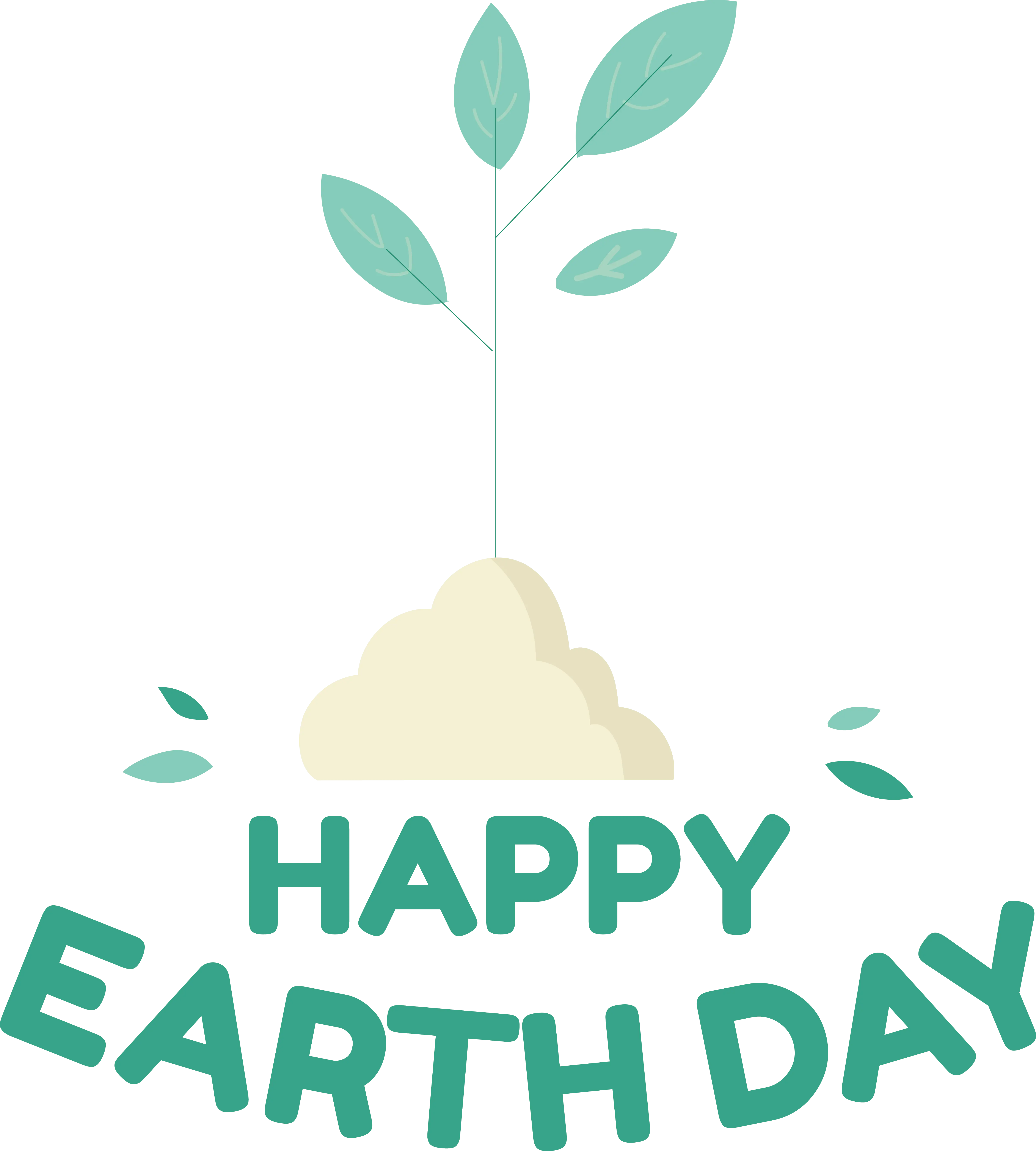 Light Soil Sapling for Earth Day