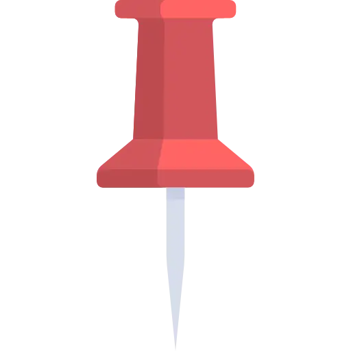 Red Push Pin