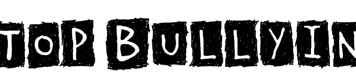 Stop Bullying Text Banner