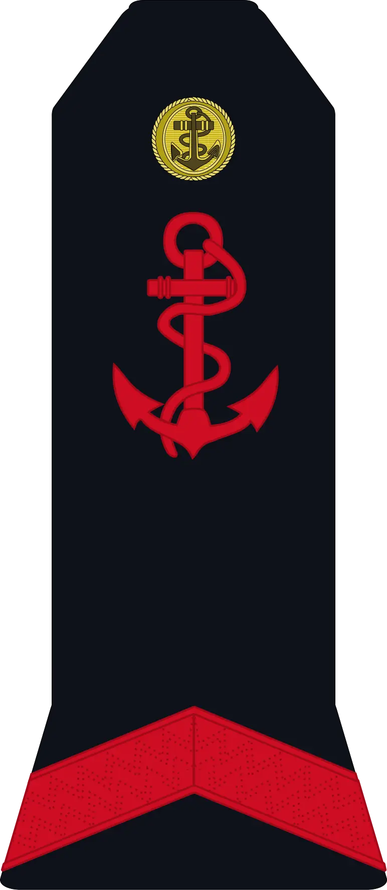 Navy Insignia with Anchor Design