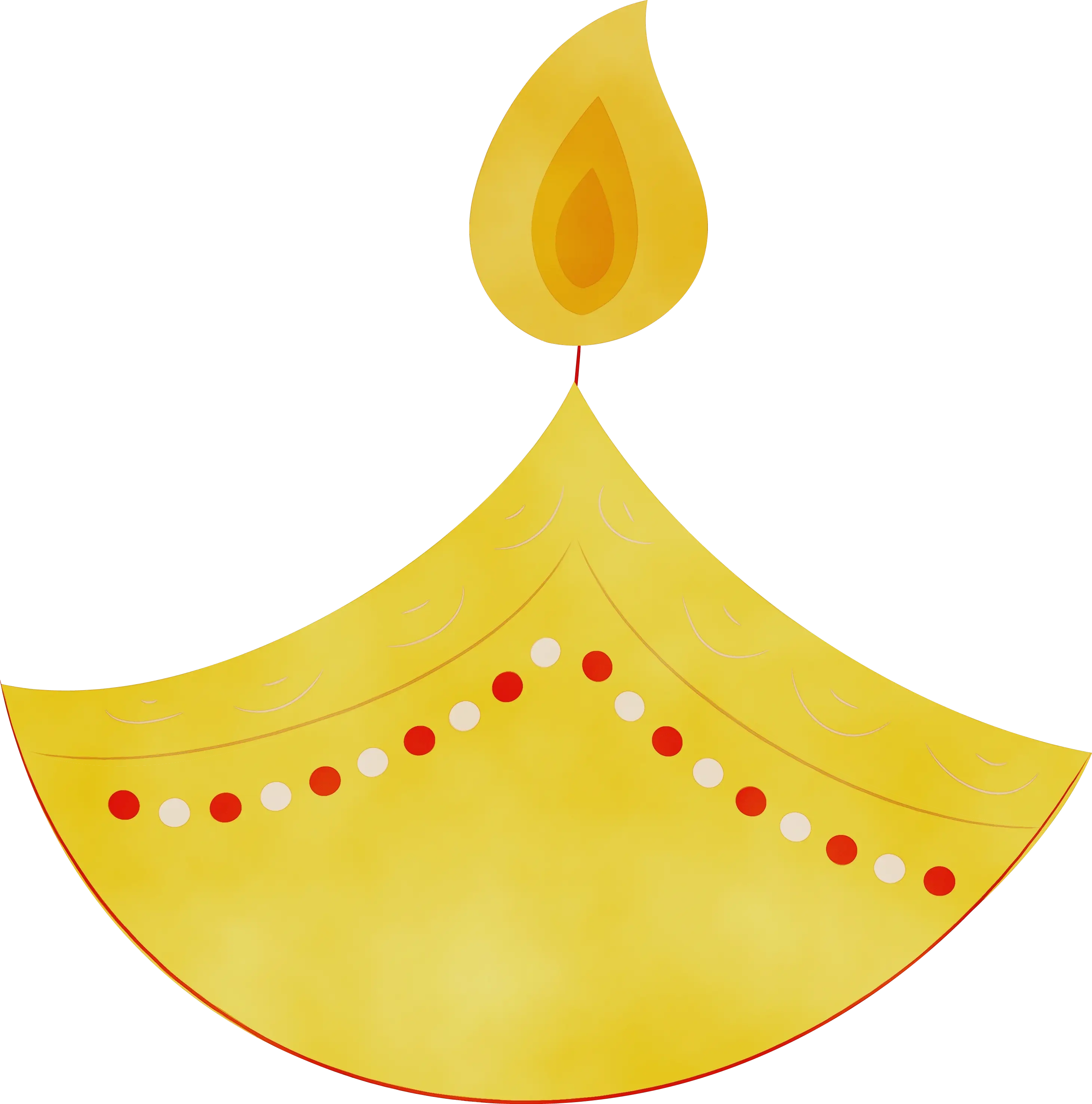 Decorative Yellow Lamp