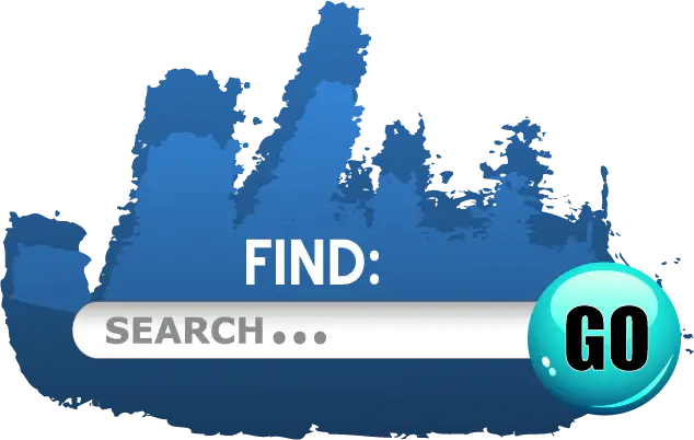 Blue Search Bar Interface