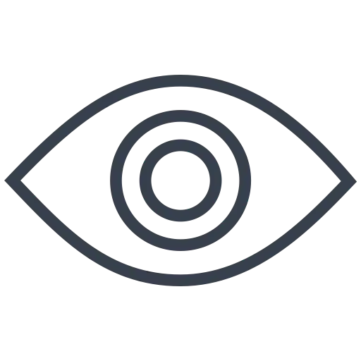 Minimal Eye Icon Design