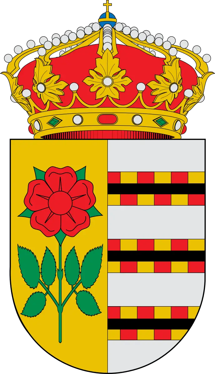 Royal Crest with Red and Gold Crown