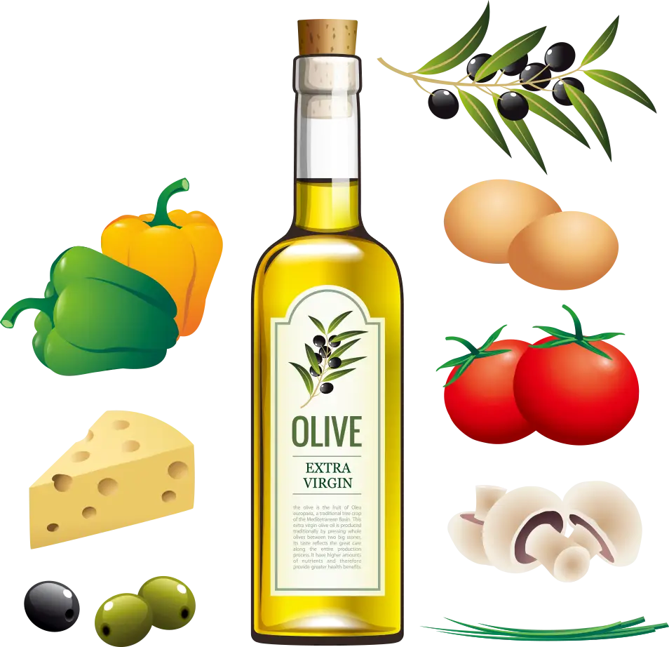 Extra Virgin Olive Oil with Vegetables
