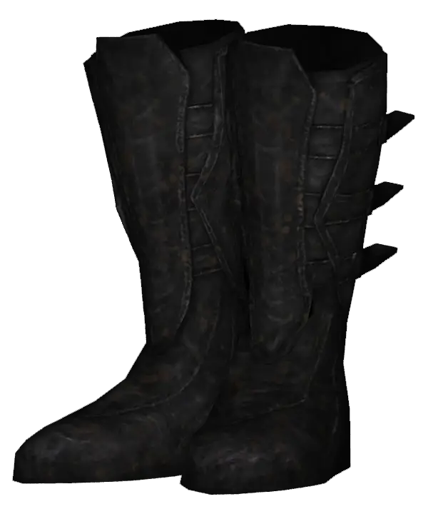 Tall Black Leather Boots