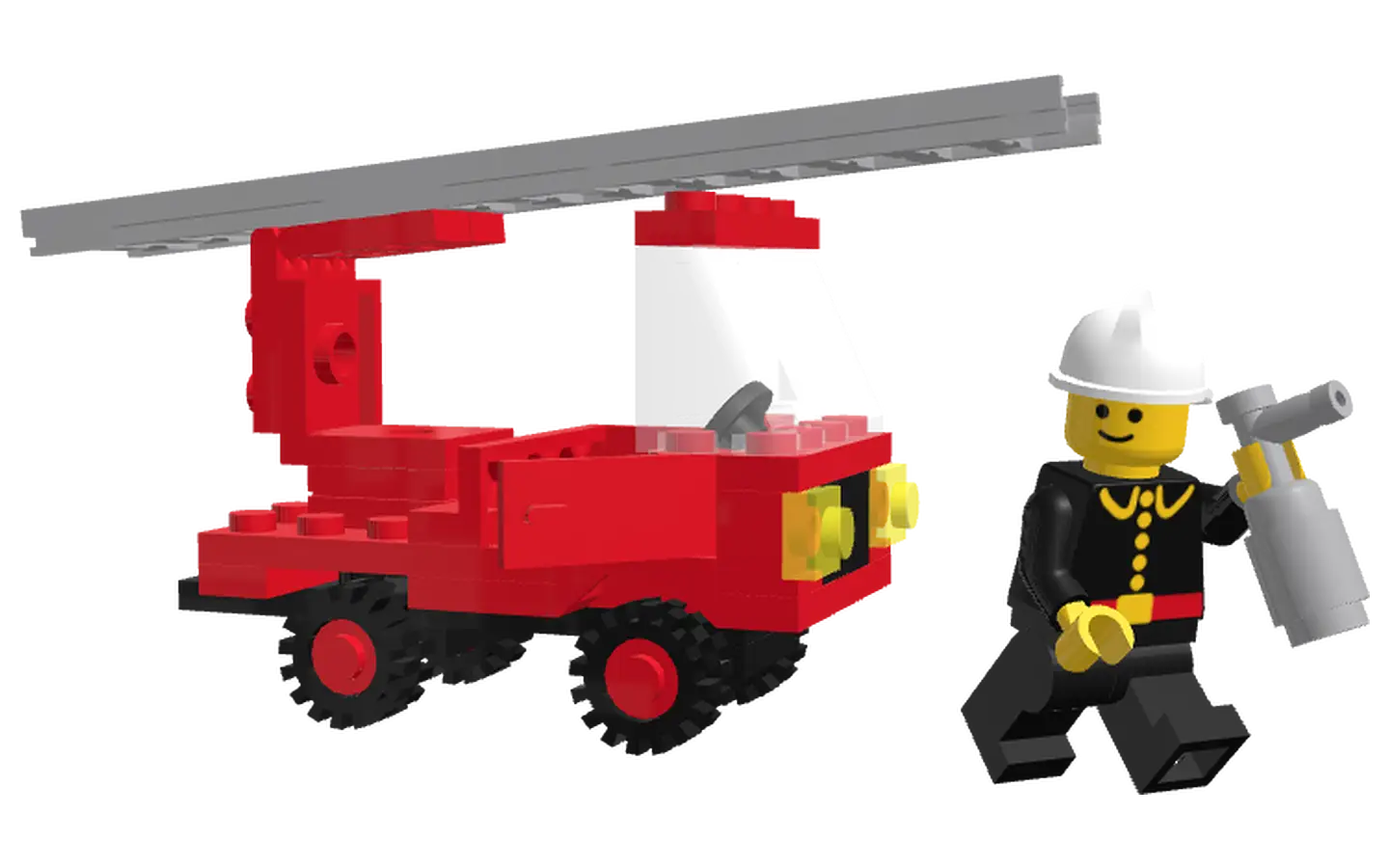 Lego Fire Truck with Firefighter