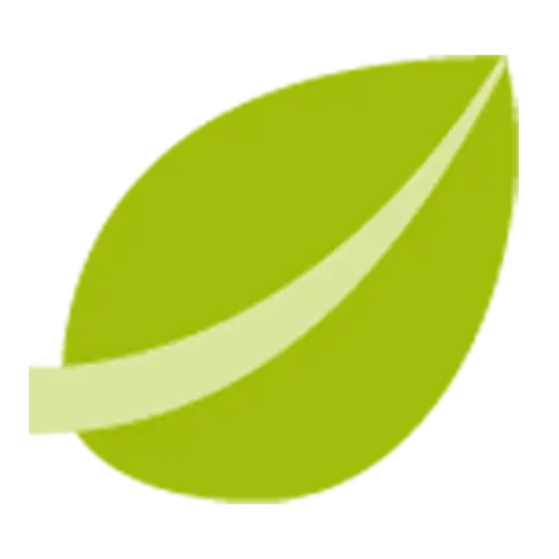 Simple Green Leaf Icon Design