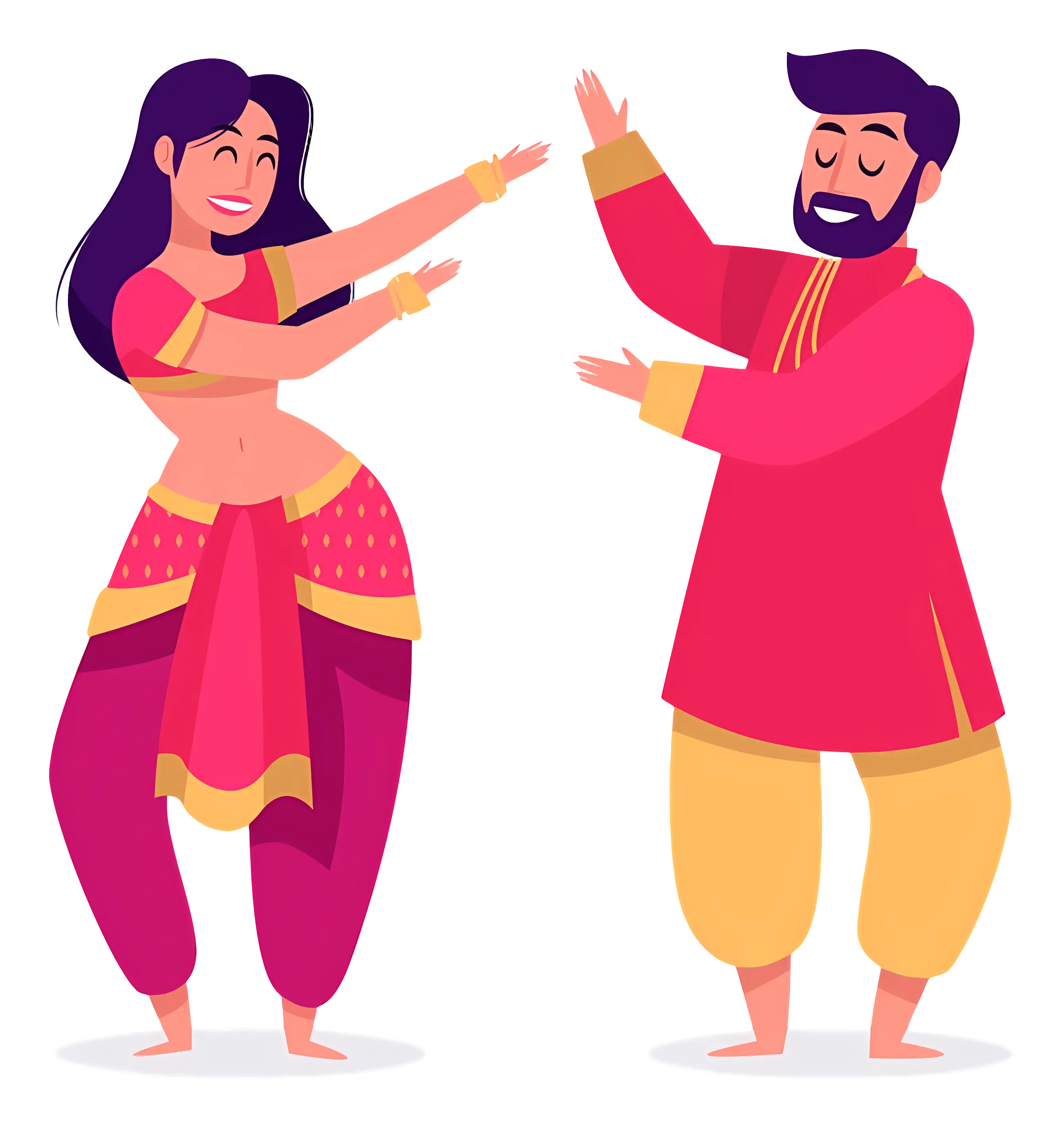 Traditional Dancing Couple