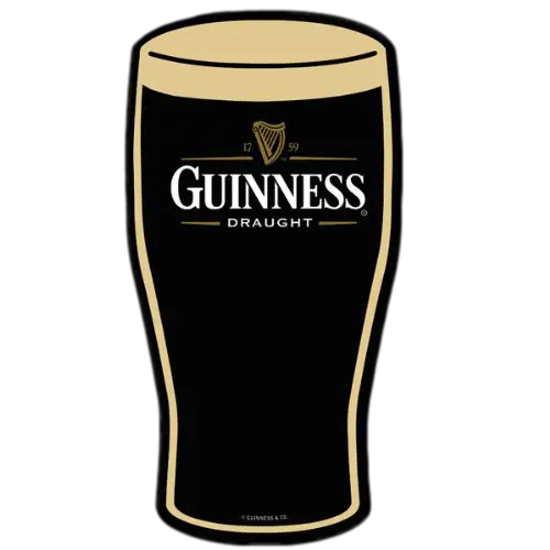 Guinness Beer Glass Illustration