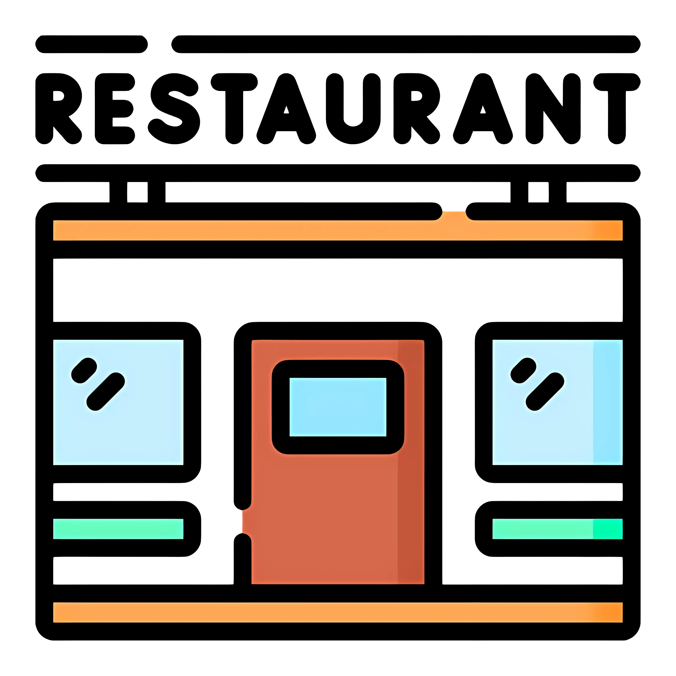 Restaurant Building Icon