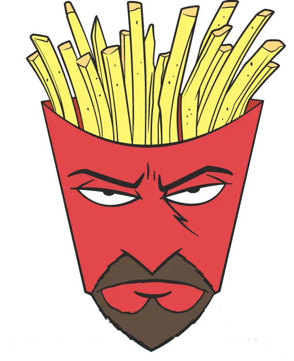 Angry French Fry Cartoon Character