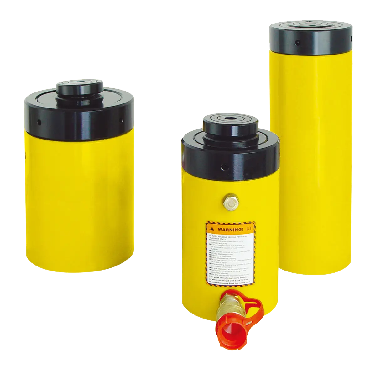 Yellow Hydraulic Cylinders for Industrial Use