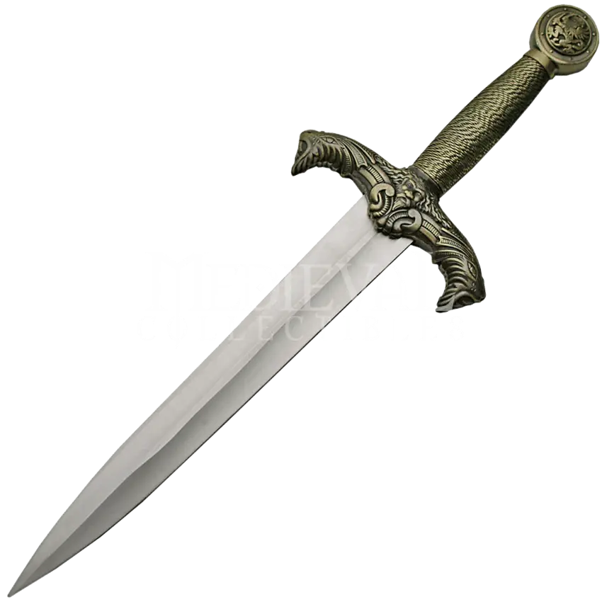 Medieval Sword with Ornate Handle