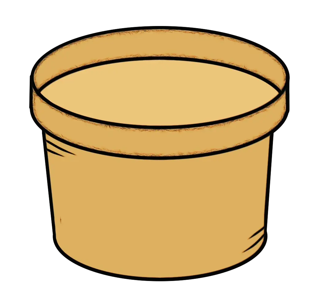 Brown Paper Container for Food