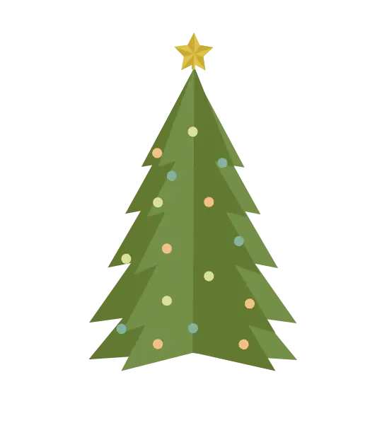 Beautiful Decorated Christmas Tree
