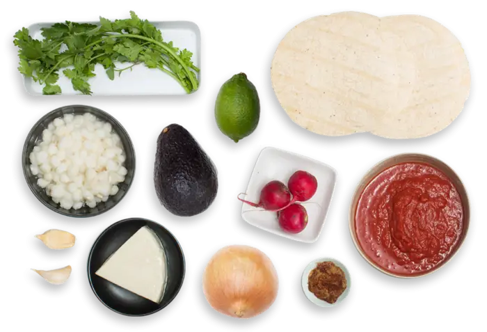 Ingredients for Mexican Dish