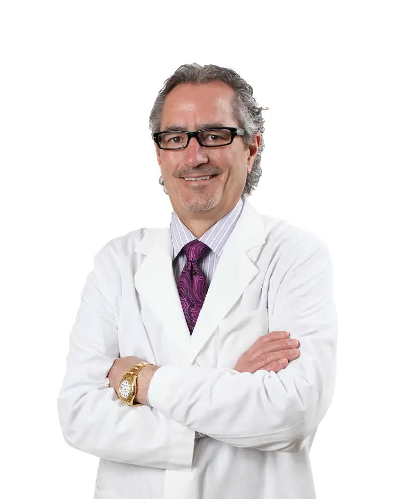 Man in White Lab Coat Smiling