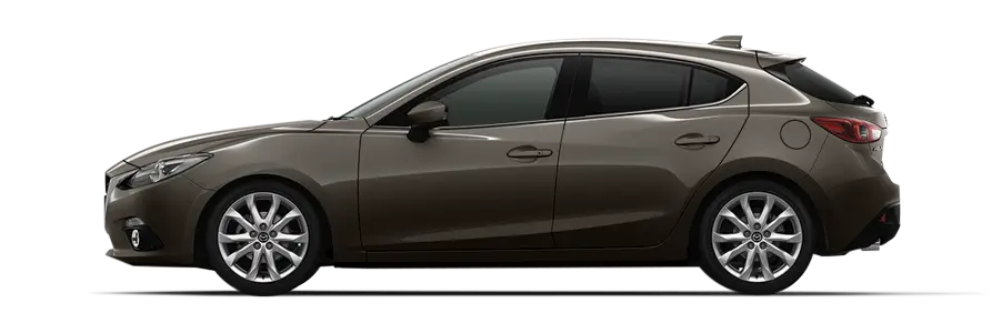 Modern Car in Side View