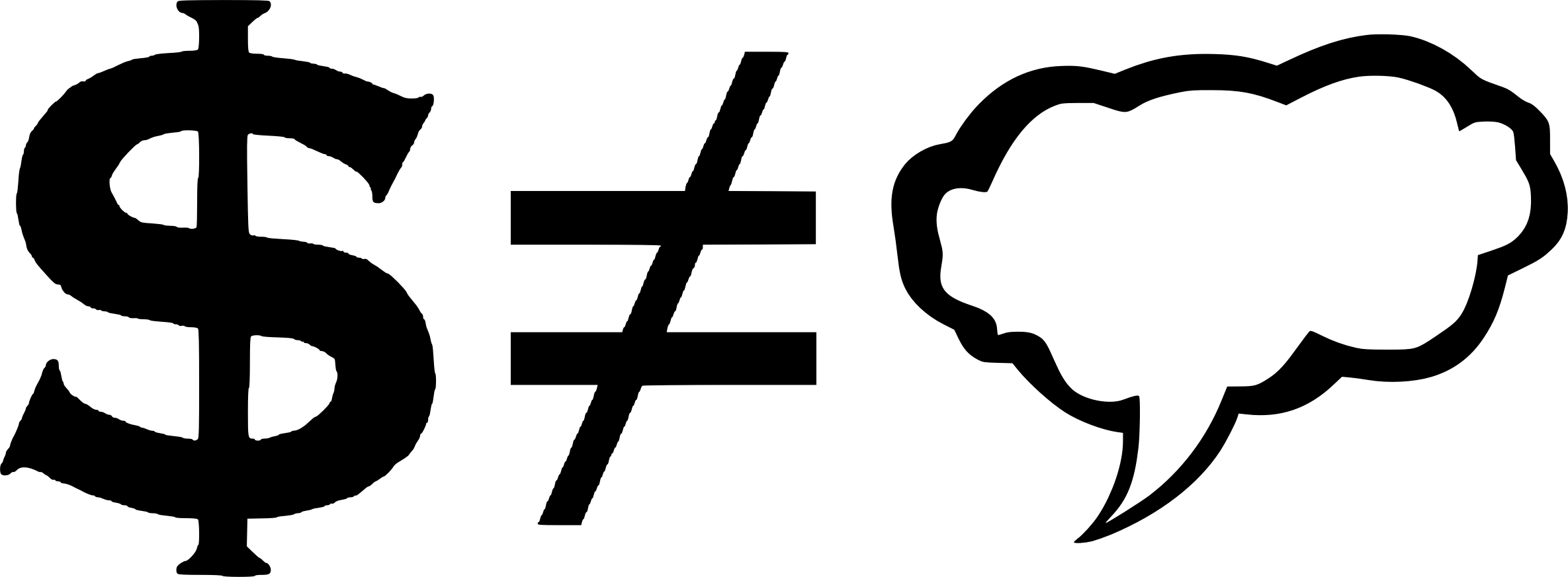 Symbol Depicting Money Not Equal to Ideas