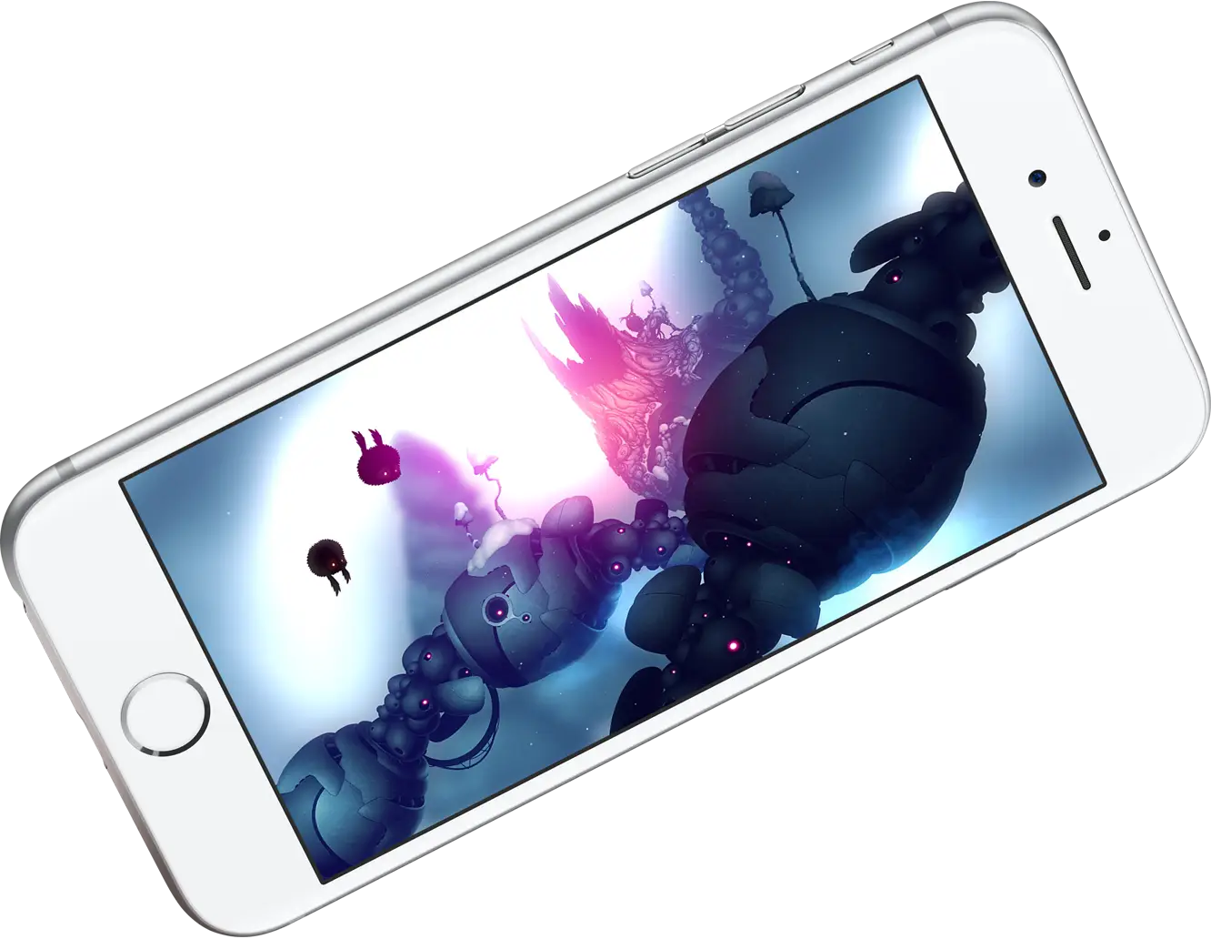 Smartphone Displaying Game Interface