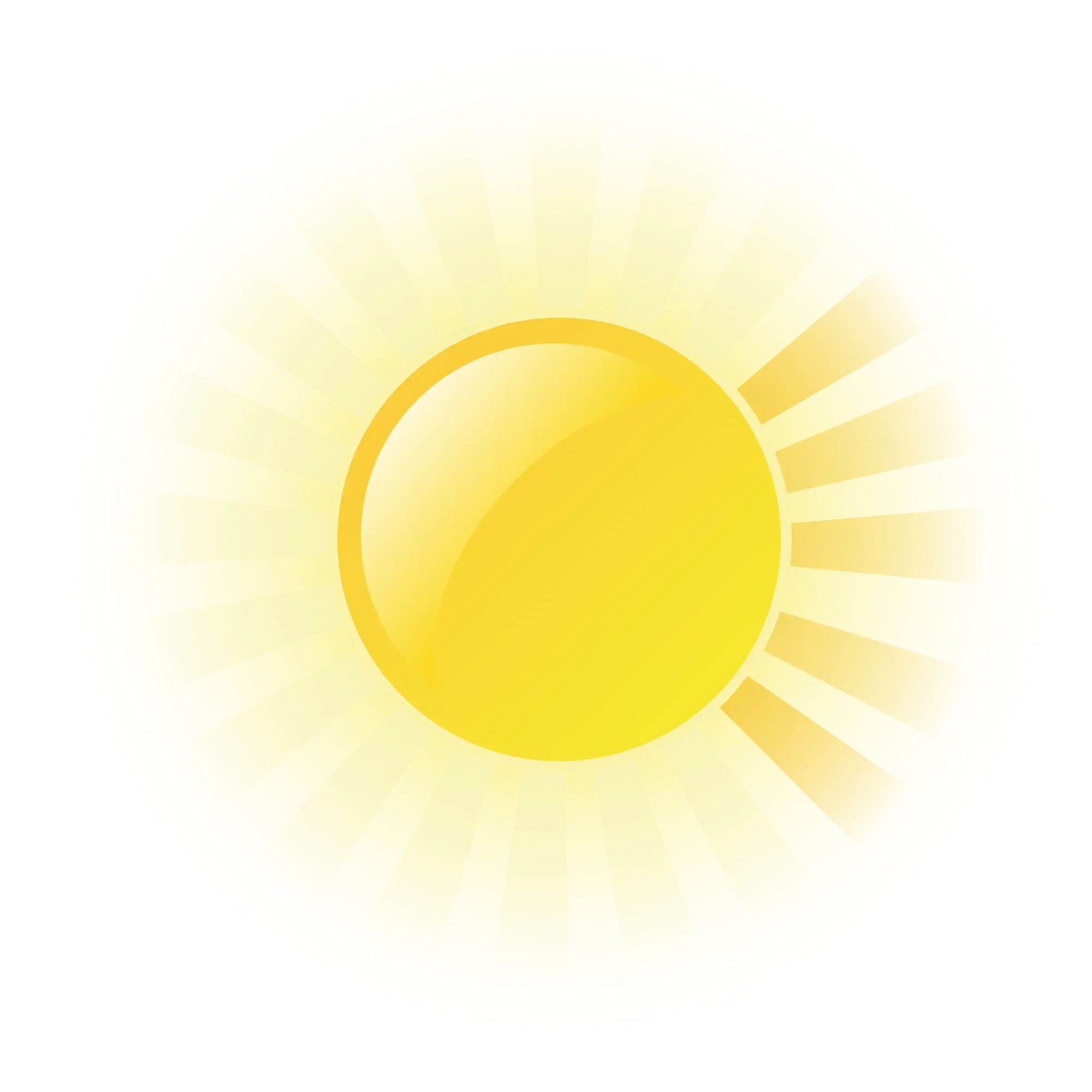 Bright Sun Illustration