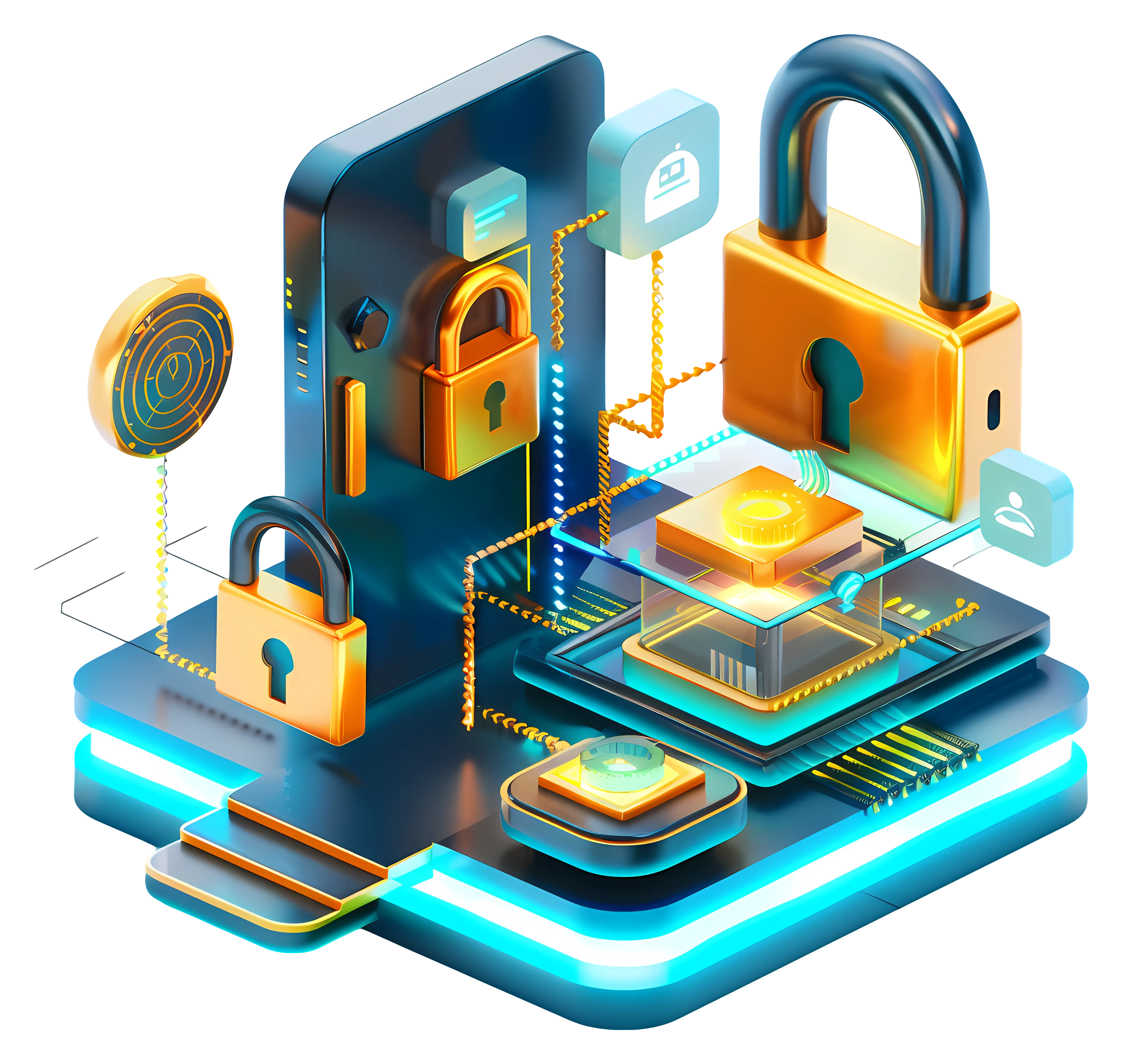 Cyber Security Concept Illustration