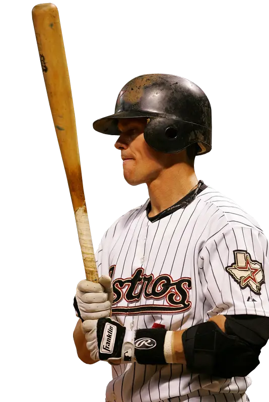 Baseball Player with Bat