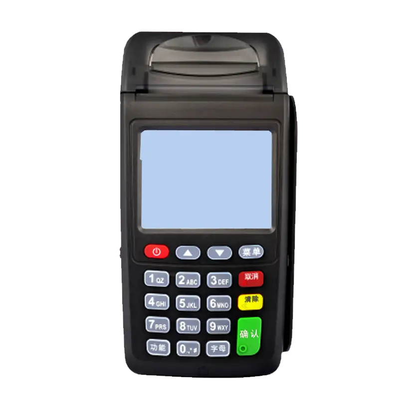 Black POS Terminal for Payment Transactions