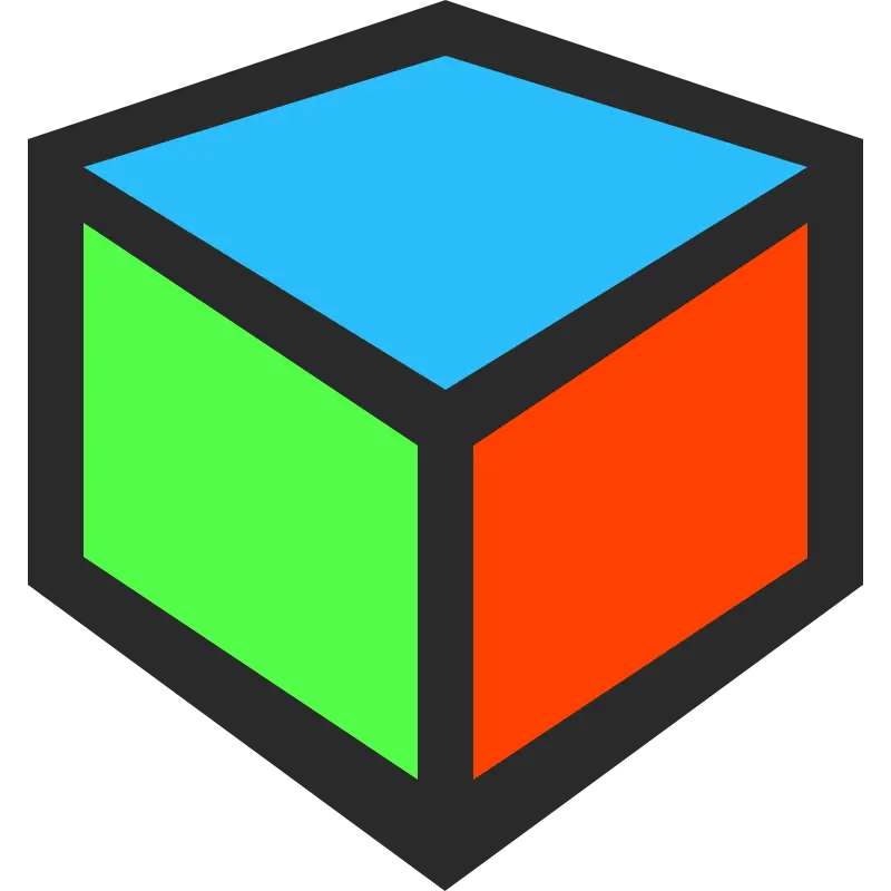 Colorful 3D Cube Design Illustration