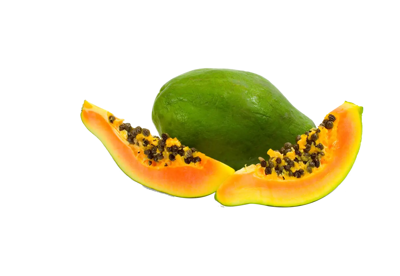 Fresh Papaya with Seeds