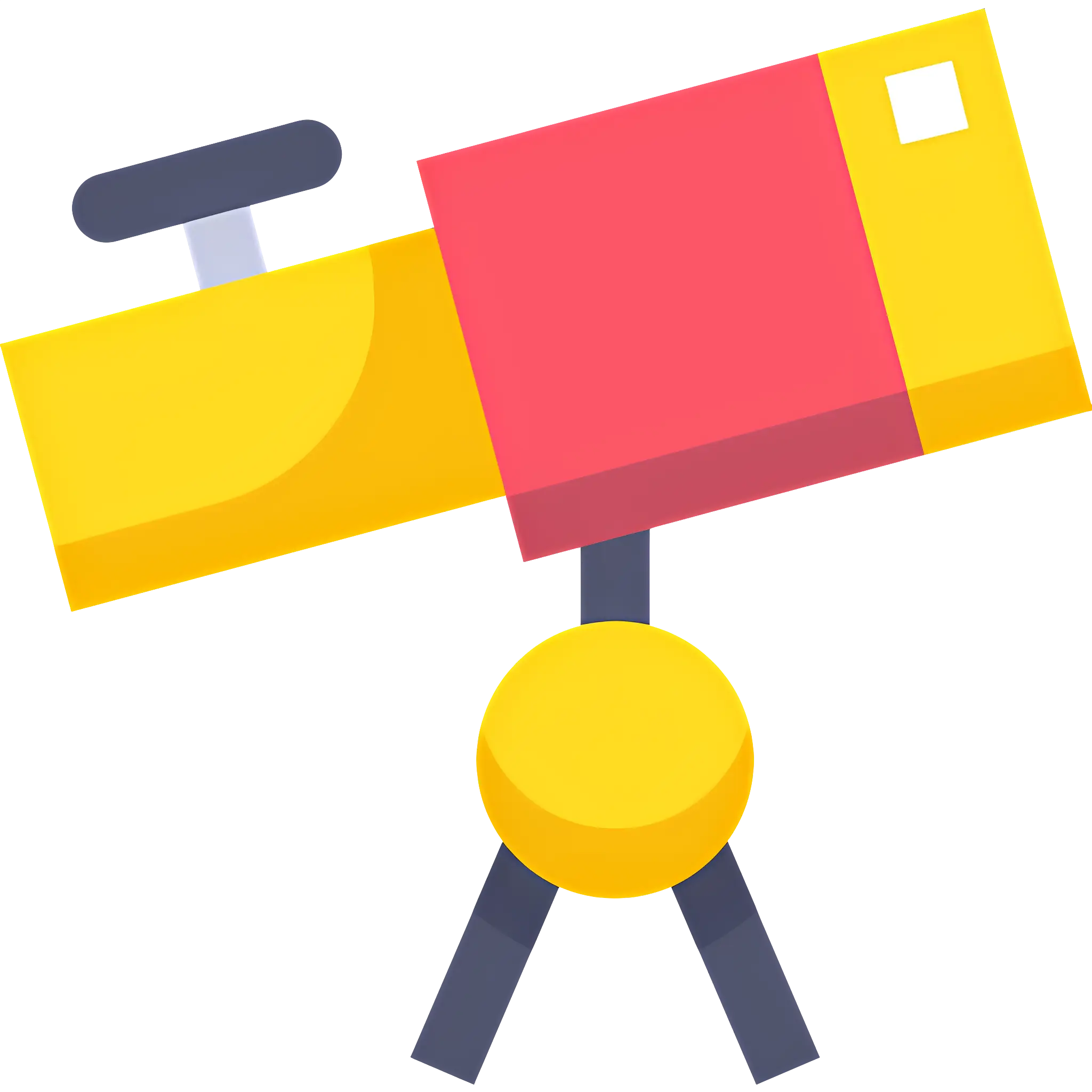 Yellow and Red Telescope