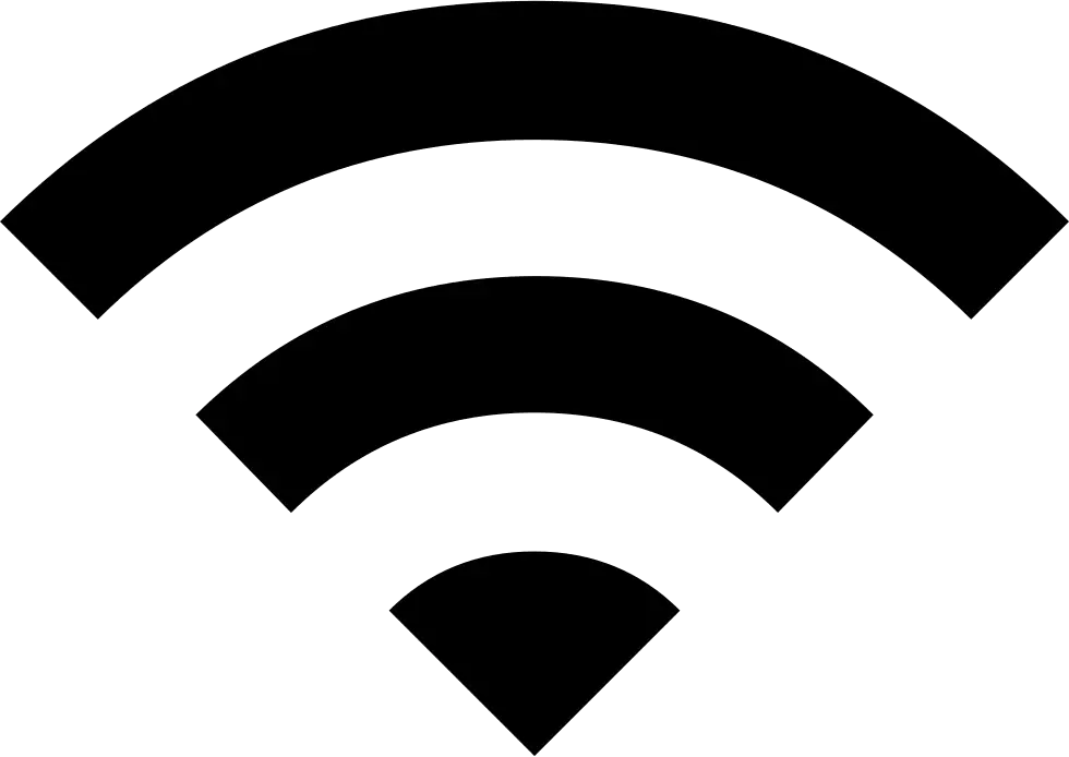 Black Wi-Fi Signal Icon
