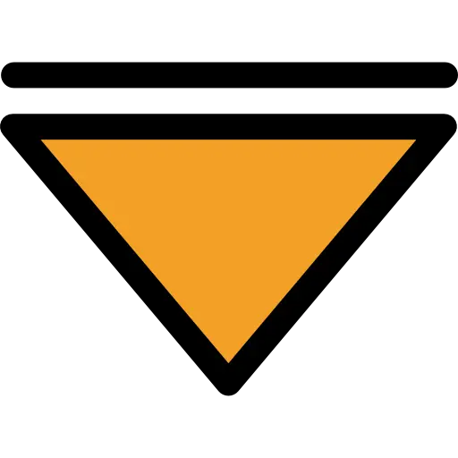 Orange Triangle Symbol