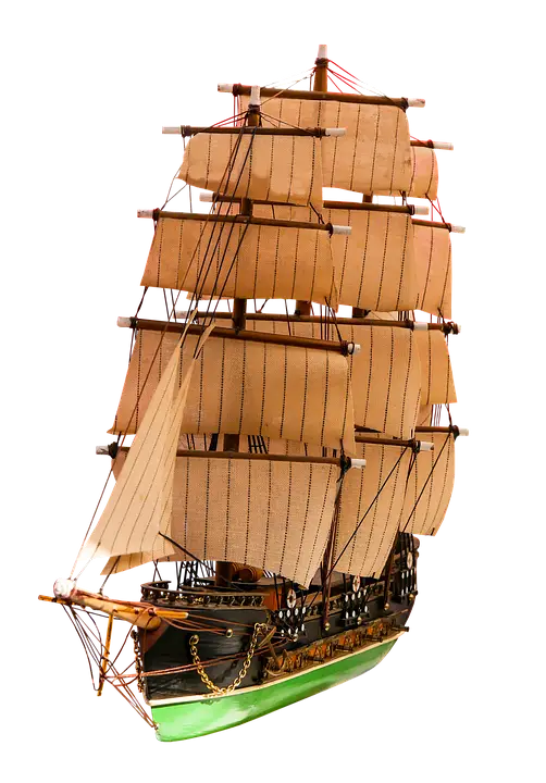 Wooden Sailing Ship Model
