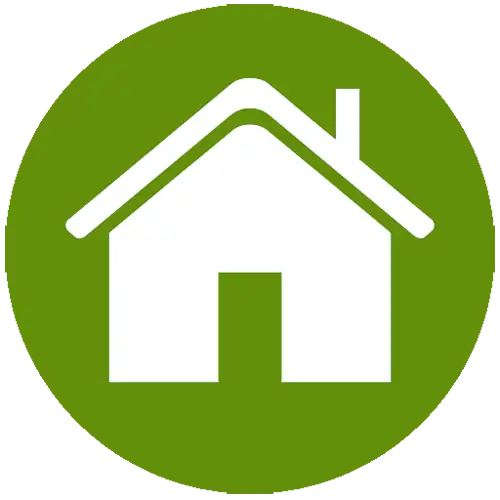 Green House Icon for Eco-Friendly Themes
