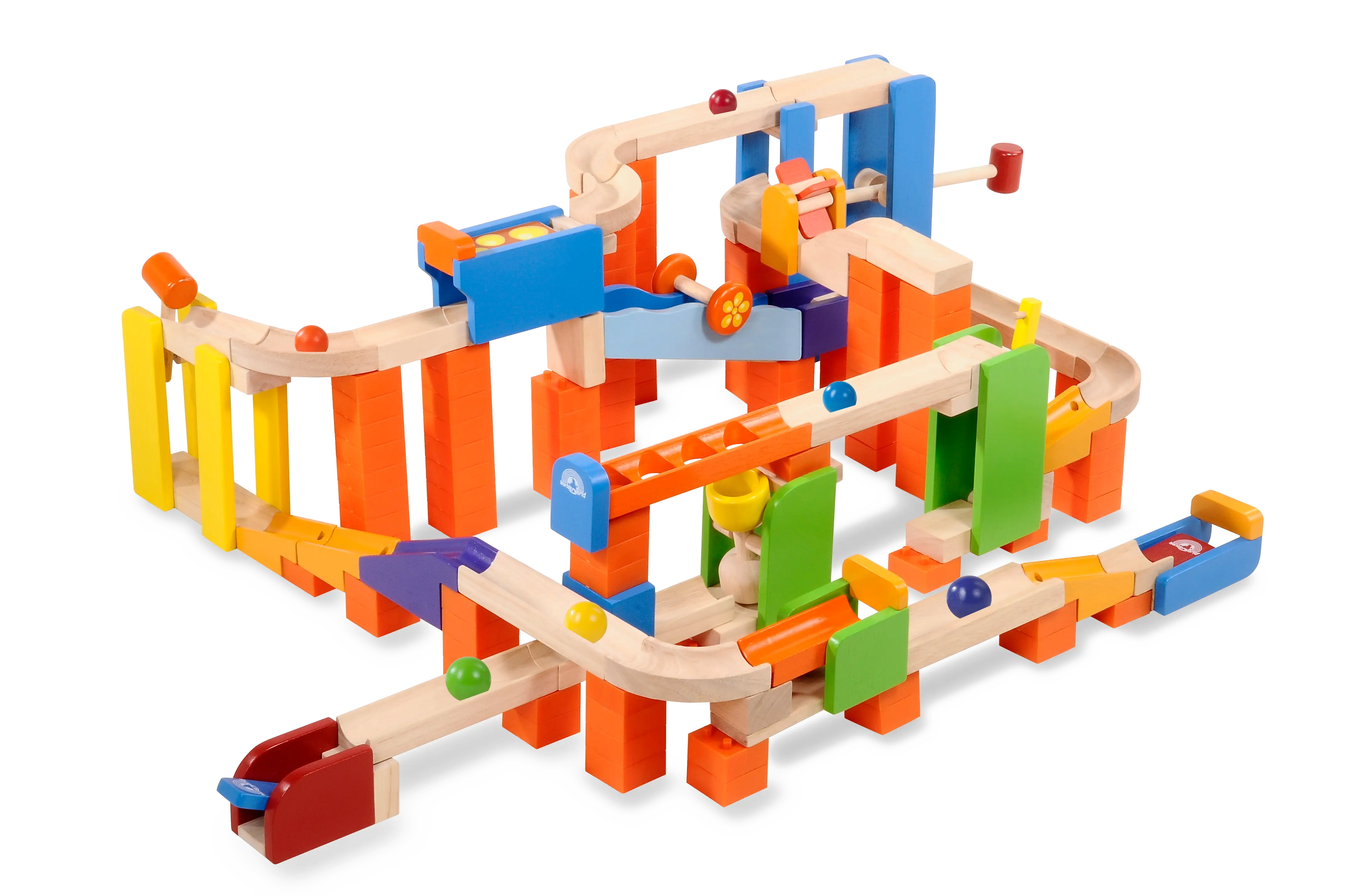 Colorful Marble Run Toy