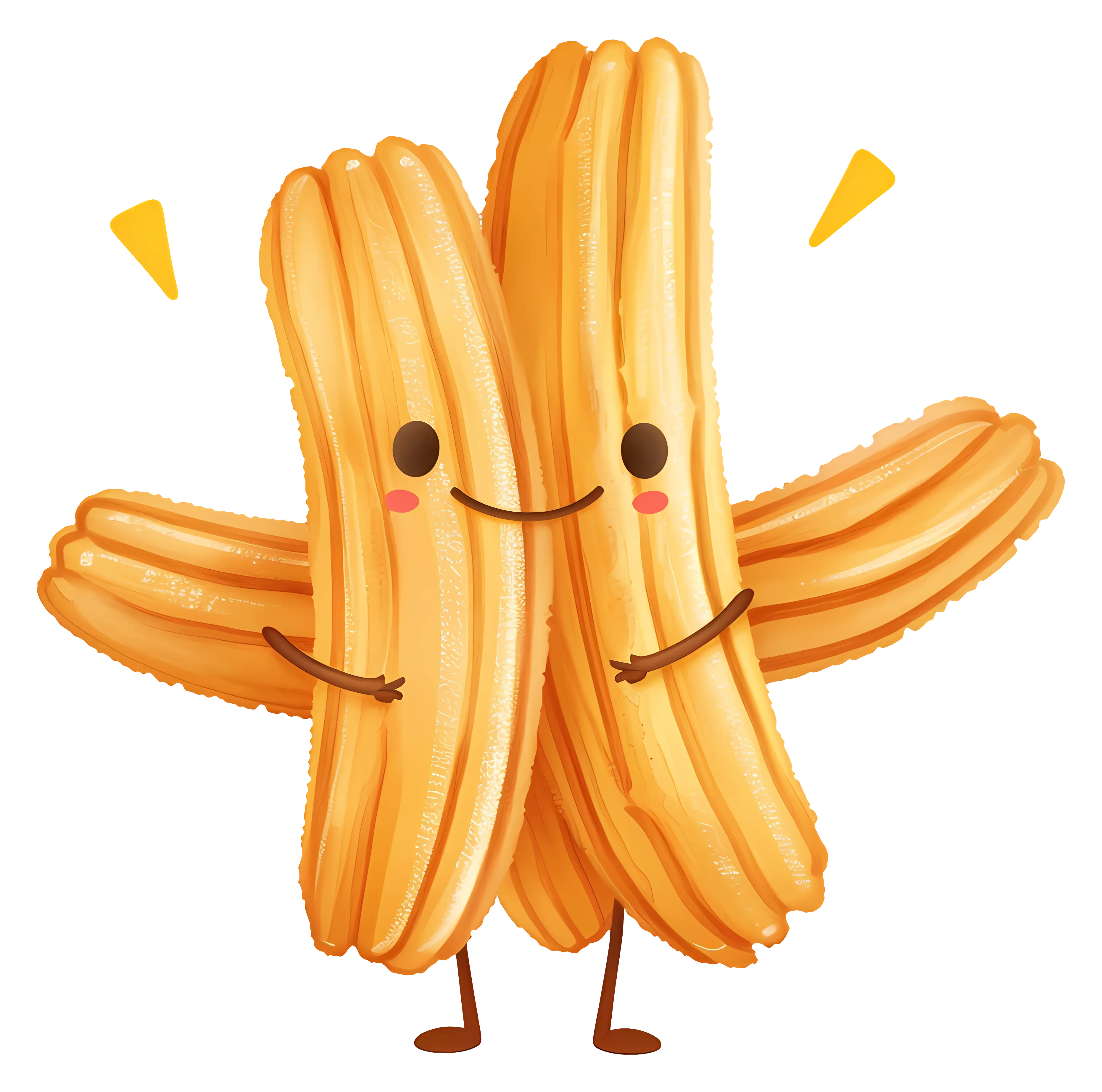 Happy Churros Cartoon